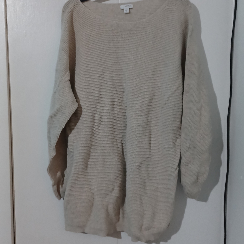 J. Jill Cream Women's Crew Neck Sweater